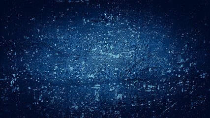 grunge dark blue abstract concrete wall texture background