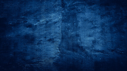 grunge dark blue abstract concrete wall texture background