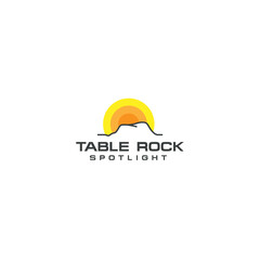 Modern design Table Rock Spotlight logo design