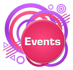 Events Random Pink Purple Rings Elements 