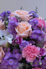 a fresh bouquet of flowers