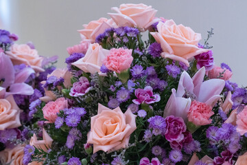 a fresh bouquet of flowers