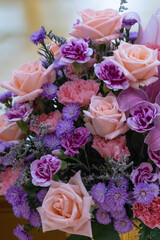 a fresh bouquet of flowers