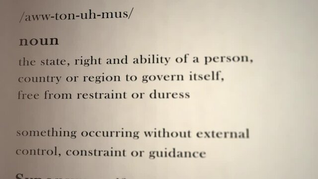 Autonomous Definition