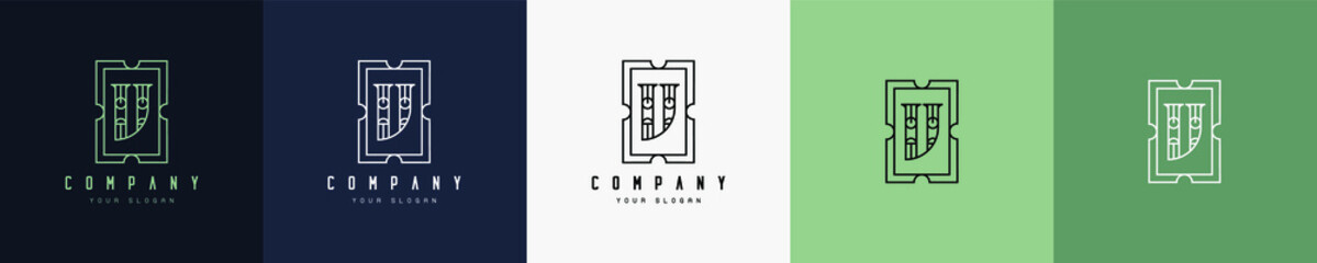 luxury alphabet letter frame symbol logo template. Logo design. Vintage logo. Retro logo.