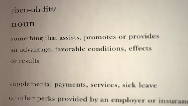 Benefit Definition