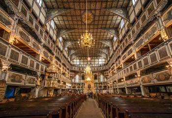 Jawor, Poland - finished in 1655 and a Unesco World Heritage Site, the Church of Peace in Jawor is a wooden masterpiece. Here in particular the interiors