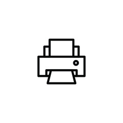 Printer icon sign vector, logo illustration for web and mobile.