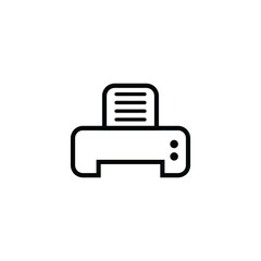 Printer icon sign vector, logo illustration for web and mobile.