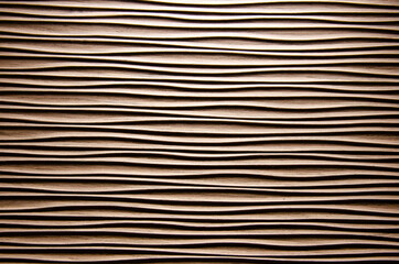 Obraz premium relief waving pattern wall