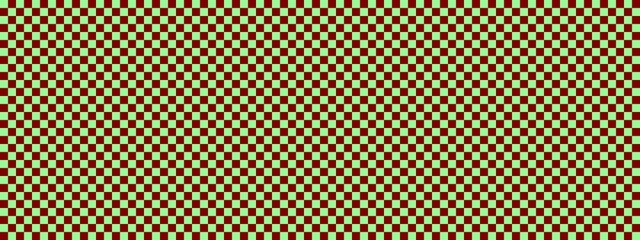 Checkerboard banner. Maroon and Pale Green colors of checkerboard. Small squares, small cells. Chessboard, checkerboard texture. Squares pattern. Background.