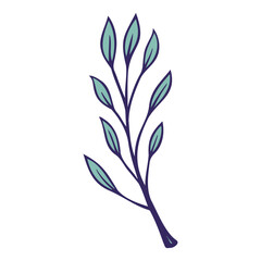 Fototapeta na wymiar illustration of a branch of a plant