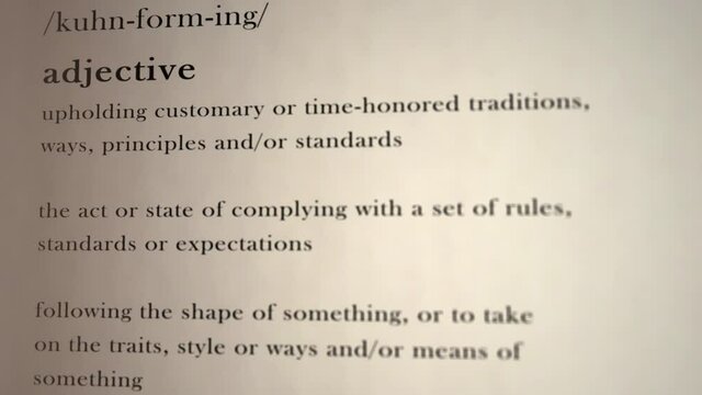 Conforming Definition