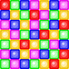 Fondo de múltiples cuadrados de diferentes colores tonos y brillos