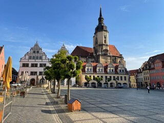 Marktplatz in Naumburg / Sachsen-Anhalt