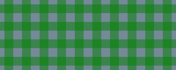 Banner, plaid pattern. Light Slate Grey on Green color. Tablecloth pattern. Texture. Seamless classic pattern background.