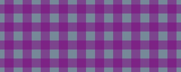 Banner, plaid pattern. Light Slate Grey on Purple color. Tablecloth pattern. Texture. Seamless classic pattern background.