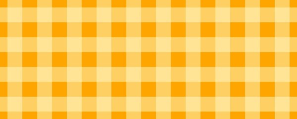 Banner, plaid pattern. Orange on Beige color. Tablecloth pattern. Texture. Seamless classic pattern background.