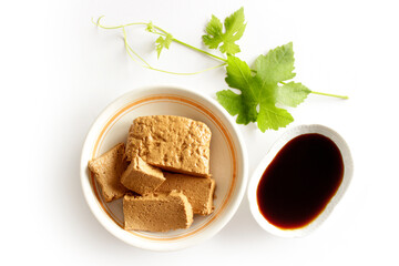 Halva made with grape molasses.