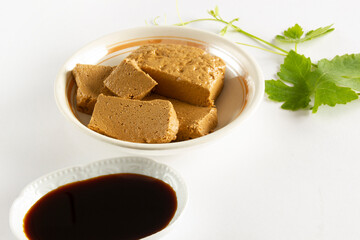 Halva made with grape molasses.
