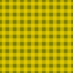 Plaid pattern. Olive on Yellow color. Tablecloth pattern. Texture. Seamless classic pattern background.