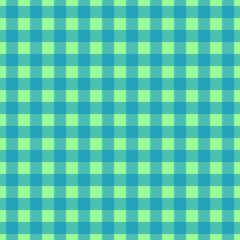 Plaid pattern. Pale Green on Blue color. Tablecloth pattern. Texture. Seamless classic pattern background.