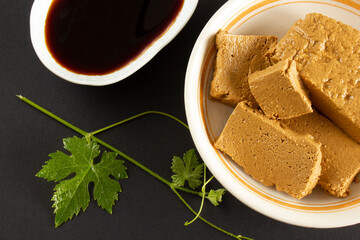 Halva made with grape molasses.