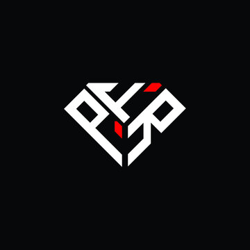 PFR letter logo creative design. PFR unique design