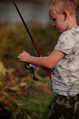 child in the woods