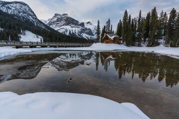 Emerald lake Chalet, Yoho National Park, British Columbia, Canada
