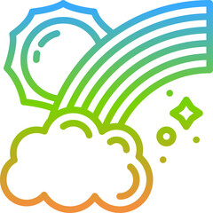 rainbow gradient icon