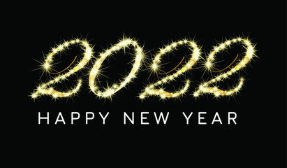 New years 2022. vector of happy new year