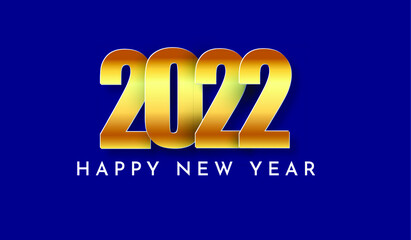 Fototapeta na wymiar New years 2022. vector illustration of happy new year