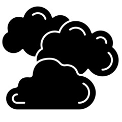 cloud solid icon