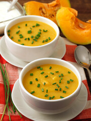 Pumpkin soup.