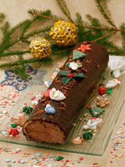 Christmas trunk. Buche Noel.