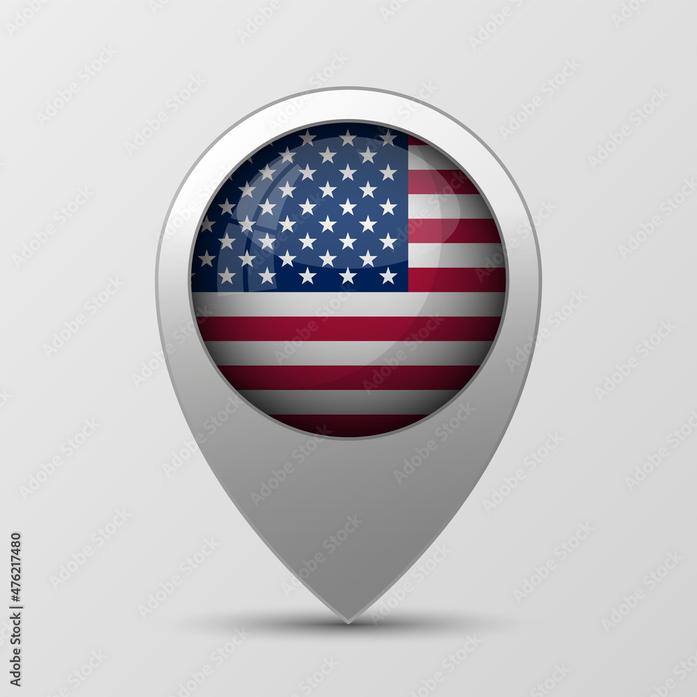 Poster eps10 vector patriotic background with usa flag colors. an element of impact for the use you want to