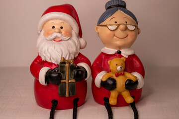 santa claus with gifts