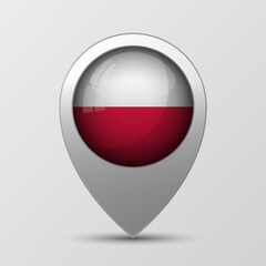 EPS10 Vector Patriotic background with Poland flag colors. An element of impact for the use you want to make of it.