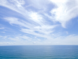 Fototapeta na wymiar Blue sky and sea