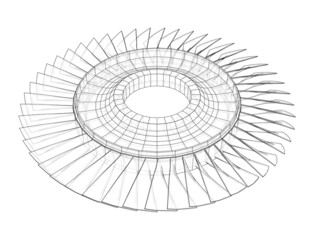 Turbine wheel concept outline