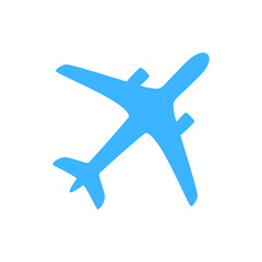 Obraz premium Plane can be use for icon, sign, logo and etc