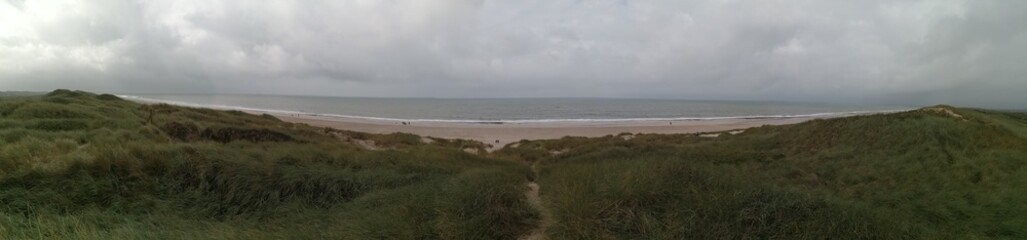 dunes beach landscape north Denmark