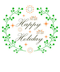 Happy Holiday SVG sile