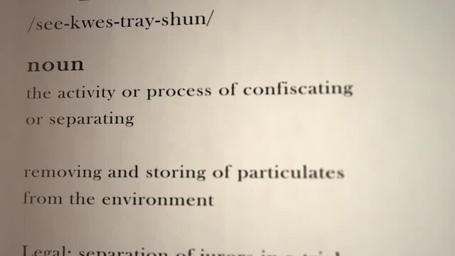 Sequestration Definition