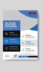 Professional corporate Business Flyer poster template brochure cover design