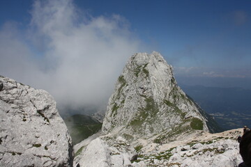 Salendo sul Mangart (Friuli)