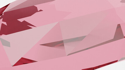 4K 3D Illustration of Crystal