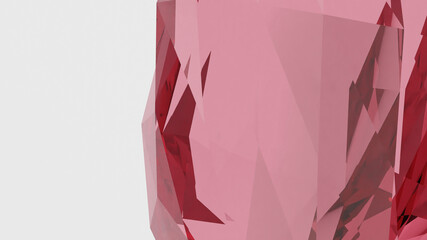 4K 3D Illustration of Crystal