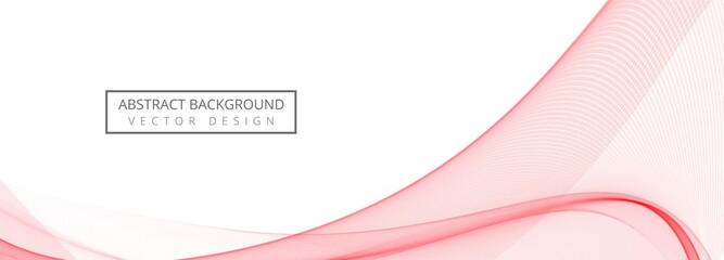 Abstract  stylish business wave banner background © Harryarts